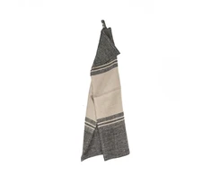 Bazaar Virtuvinis rankšluostis The Linen Dash, 50x70 cm, juodas, linas