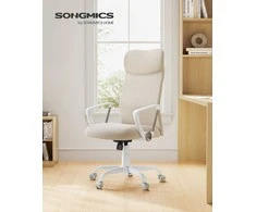 Songmics Biuro kėdė 58x59 cm, bežė