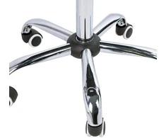 Homcom Pasukama darbo kėdė - PU Balta 52,5 x 54 x 84-99 cm