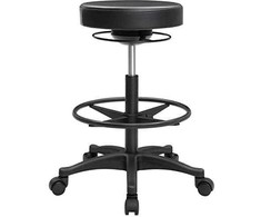 Songmics Biuro taburetė 59,5-81 cm juoda