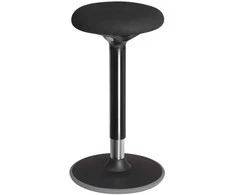 Songmics Darbo taburetė 50-65 cm juoda