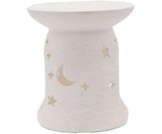 Candle Brothers Aromatinė lempa, Sky, 12x11x11 cm, balta, keramika
