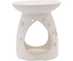 Candle Brothers Aromatinė lempa, Sky, 12x11x11 cm, balta, keramika