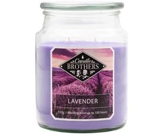 Candle Brothers Kvapnioji žvakė 15x10 cm violetinė