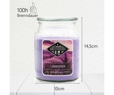 Candle Brothers Kvapnioji žvakė 15x10 cm violetinė