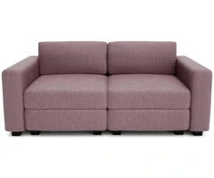 Citysofa 2 vietų modulinė sofa GRACIA - Dulsvai rožinė