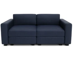 Citysofa 2 vietų modulinė sofa GRACIA - Tamsiai mėlyna