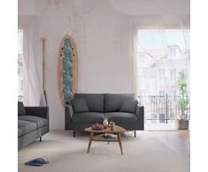 Citysofa 2 vietų sofa Alfama - Tamsiai pilka