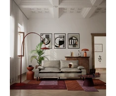 Citysofa 2 vietų sofa Aventine - Šviesiai pilka