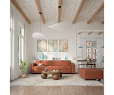 Citysofa 3 vietų modulinė sofa GRACIA - Terakota