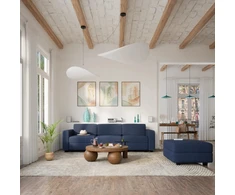 Citysofa 3 vietų modulinė sofa GRACIA - Tamsiai mėlyna