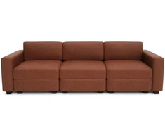 Citysofa 3 vietų modulinė sofa GRACIA - Terakota