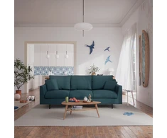 Citysofa 3 vietų sofa Alfama - Gili mėlyna