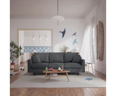 Citysofa 3 vietų sofa Alfama - Tamsiai pilka