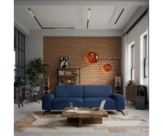 Citysofa 3 vietų sofa Soho - Gili mėlyna