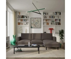 Citysofa 4 vietų dešinioji kampinė sofa Brera - Taupe
