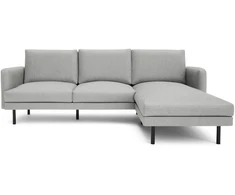 Citysofa 4 vietų dešinioji kampinė sofa Brera - Pilka