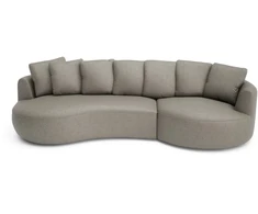 Citysofa 4 vietų dešinioji kampinė sofa Belleville - Taupe