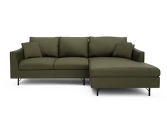 Citysofa 4 vietų dešinioji kampinė sofa Alfama - Žalia