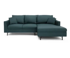 Citysofa 4 vietų dešinioji kampinė sofa Alfama - Gili mėlyna