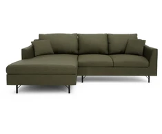 Citysofa 4 vietų kairioji kampinė sofa Alfama - Žalia