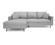 Citysofa 4 vietų kairioji kampinė sofa Alfama - Pilka