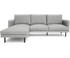 Citysofa 4 vietų kairioji kampinė sofa Brera - Pilka