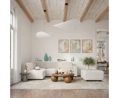 Citysofa 4 vietų kampinė modulinė sofa GRACIA - Kreminė smėlio