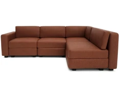 Citysofa 4 vietų kampinė modulinė sofa GRACIA - Terakota
