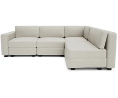 Citysofa 4 vietų kampinė modulinė sofa GRACIA - Kreminė smėlio