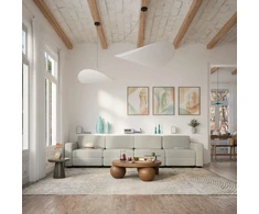 Citysofa 4 vietų modulinė sofa GRACIA - Smėlio pilka