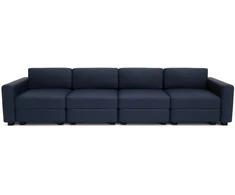 Citysofa 4 vietų modulinė sofa GRACIA - Tamsiai mėlyna