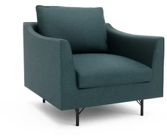 Citysofa Fotelis Alfama - Gili mėlyna
