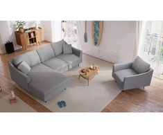Citysofa Fotelis Alfama - Pilka