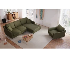 Citysofa Fotelis Alfama - Žalia