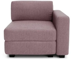 Citysofa Galinis modulis GRACIA - Dulsvai rožinė