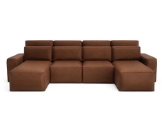 Citysofa U formos kampinė sofa-lova Jordaan - Plytų