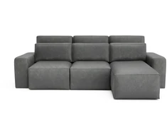 Citysofa Universali kampinė sofa-lova Jordaan - Pilka