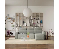 Citysofa Universali kampinė sofa-lova Jordaan - Pelenų