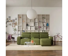Citysofa Universali kampinė sofa-lova Jordaan - Kaki
