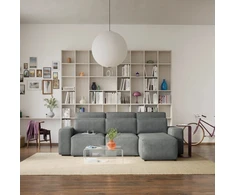 Citysofa Universali kampinė sofa-lova Jordaan - Pilka