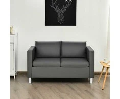Promotions Sofa-vonelė, 120x60x62 cm, Pilka