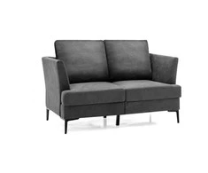 Promotions Dviejų vietų sofa, 141x80x72 cm, Pilka
