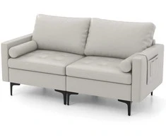 Promotions Dviejų vietų sofa-lova, 172x78x80 cm, šviesiai pilka
