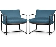 Promotions Akcentinė kėdė, 71,1x71,1x61 cm, tamsiai mėlyna