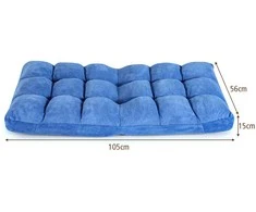 Sofa Promotions Grindų kėdė, 105x56x15 cm, Mėlyna