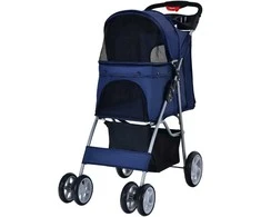 Promotions Gyvūnų vežimėlis, 81x45x101 cm, Tamsiai mėlynas