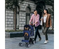 Promotions Gyvūnų vežimėlis, 81x45x101 cm, Tamsiai mėlynas