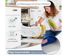 Promotions Aukšta kėdutė, 4-in-1 konvertuojama kūdikių ir mažylių kėdutė, 67x67x87 cm, pilka