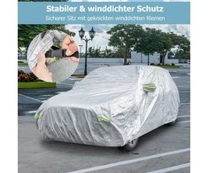 Promotions Automobilio uždangalas, 483x191x153 cm, sidabrinė